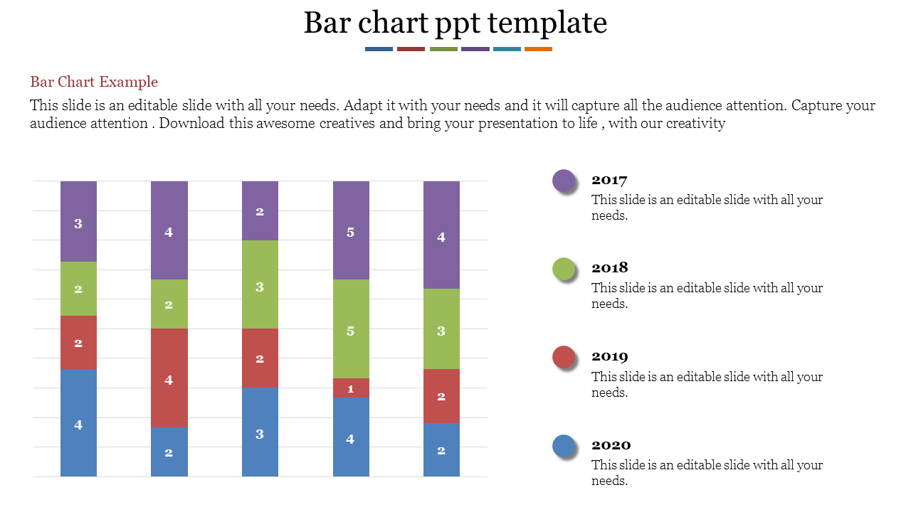 Download Unlimited Bar Chart PPT Template Presentation